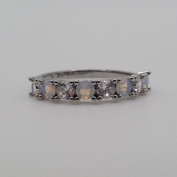 Silver gemstone ring, size 7. Charmed aroma. Appraised - Picture 8 of 12